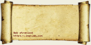 Jasmina Pejanović vizit kartica